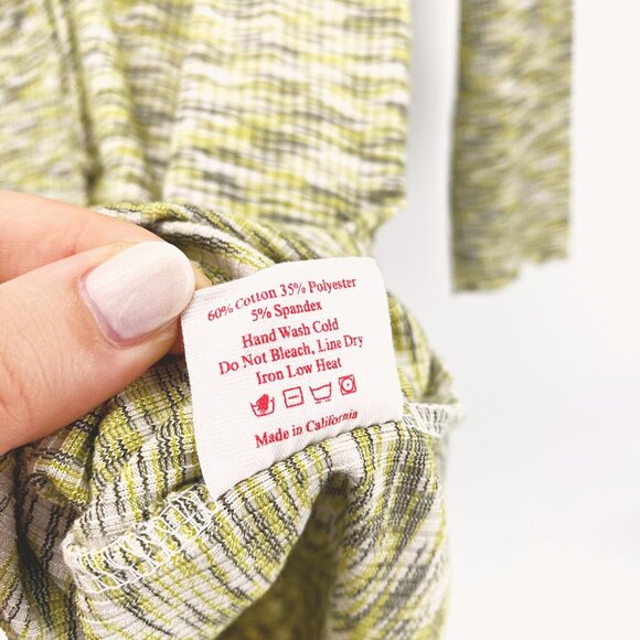 Lisa Says Gah Lotta Ribbed Space Dye Mini Dress - Picture 7 of 9